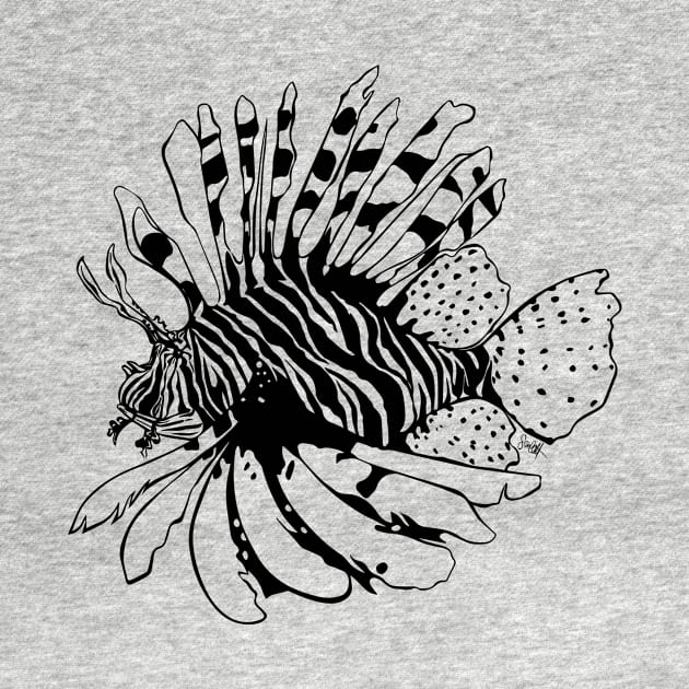 Radical Lion Fish by scarlettbaily